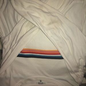 This rainbow striped shirt